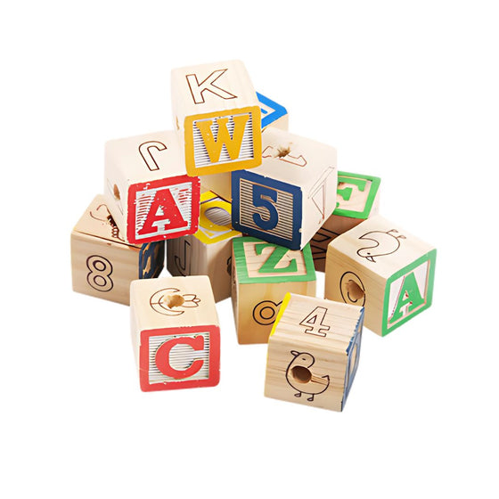 ABC BLOCK LG. W/HOLE (18PCS)