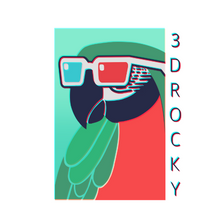  ROCKY 3D STICKER 🕶️